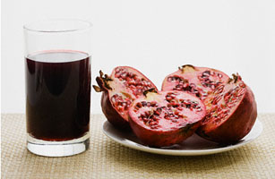 Pomegranates and pomegranate juice