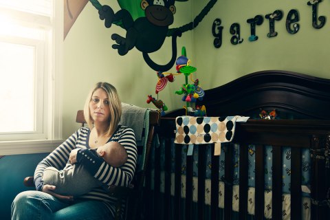 Image: Emma Warin and her baby are healthy, but they are participating in a study in northern Virginia that is analyzing her entire genetic code and that of her husband and 2-month-old son.