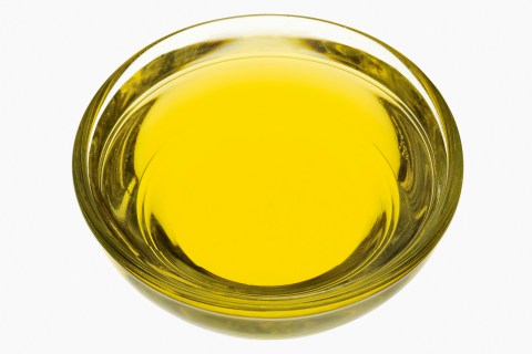 Bowl of safflower oil