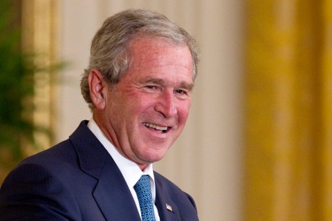 Former President George W. Bush in the East Room of the White House in Washington, D.C., on May 31, 2013.